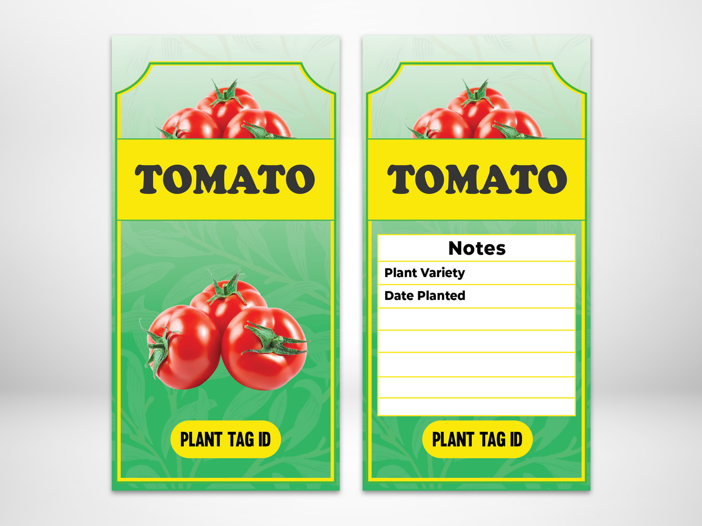 Plant Label Tomato - label size 80mm width x 150mm length